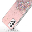 Чехол до Samsung Galaxy A53 5G, Glittery, розовый