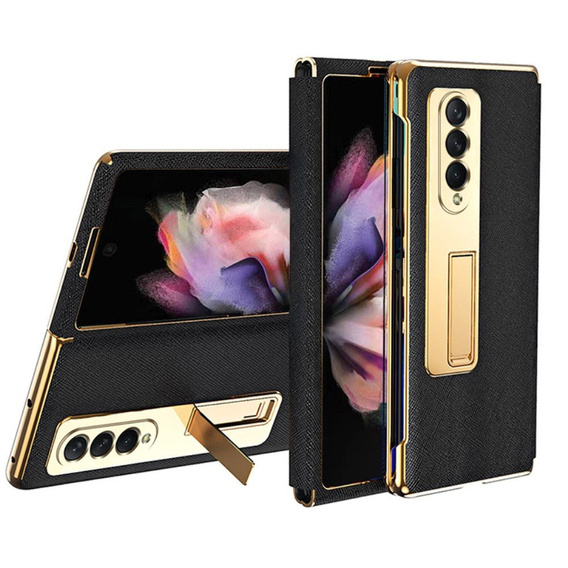 Чехол PC Electroplating Frame до Samsung Galaxy Z Fold3 5G, Black