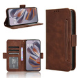 Футляр з клапаном для Motorola Edge 50 Neo / Motorola ThinkPhone 25, Card Slot, коричневий