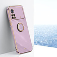 Чехол до Xiaomi Poco M4 Pro 4G, Electro Ring, фиолетовый