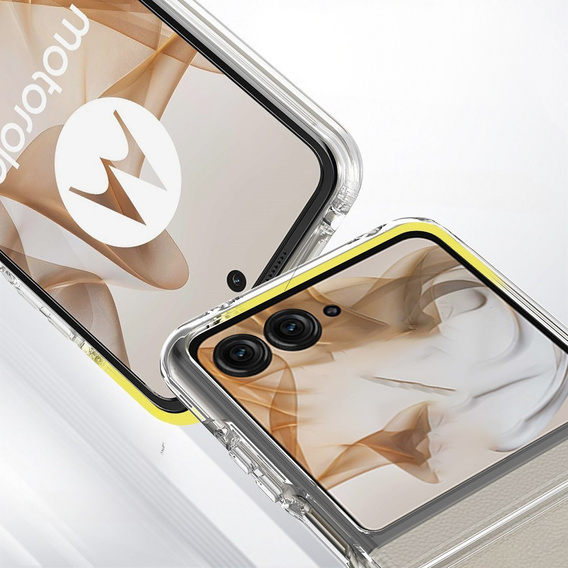 Чехол до Motorola Razr 50 5G / Razr 60 5G, Fusion Hybrid, прозрачный