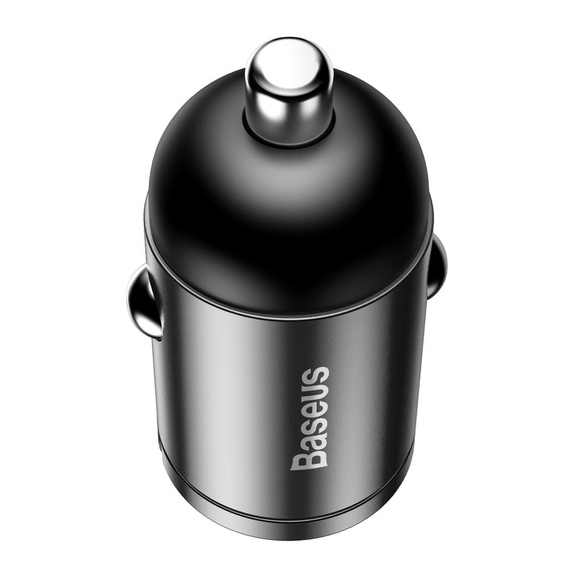 Baseus Автомобільний зарядний пристрій  2-Port USB i USB Type-C PD40W/QC3.0 - Grey