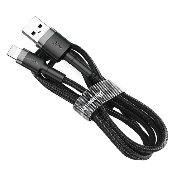 BASEUS Cafule Кабель Lightning 2A 3M - Grey/Black