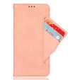 Откидной чехол для Xiaomi Poco F7 Pro, Card Slot, розовый