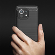 Чoхол до Xiaomi Mi 11, Carbon, чорний