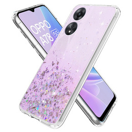 Чoхол до Oppo A78 5G, Glittery, фіолетовий