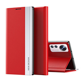Чохол-книжка для Xiaomi 12 / 12X, Side Magnetic, червоний