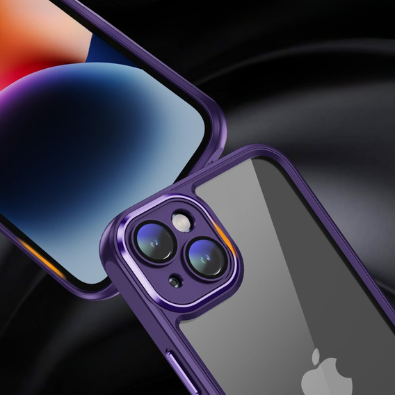 Чехол для iPhone 15 Plus, ERBORD Impact Guard, тёмно-фиолетовый