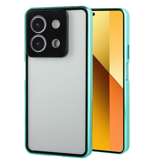 Чехол для Xiaomi Redmi Note 13 5G, Magnetic Dual Glass, зелёный