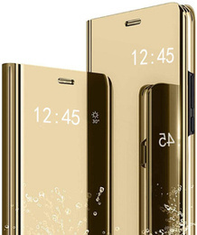 Чoхол до Samsung Galaxy A72 5G, Clear View, золотий