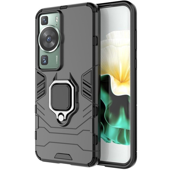 Чoхол до Huawei P60 / P60 Pro, Kickstand Ring, чорний