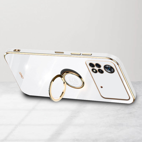 Чoхол до Xiaomi Poco M4 Pro 4G, Electro Ring, білий