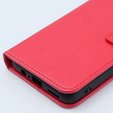 Откидной чехол для Motorola Moto G54 5G, Crazy Horse Wallet, красный