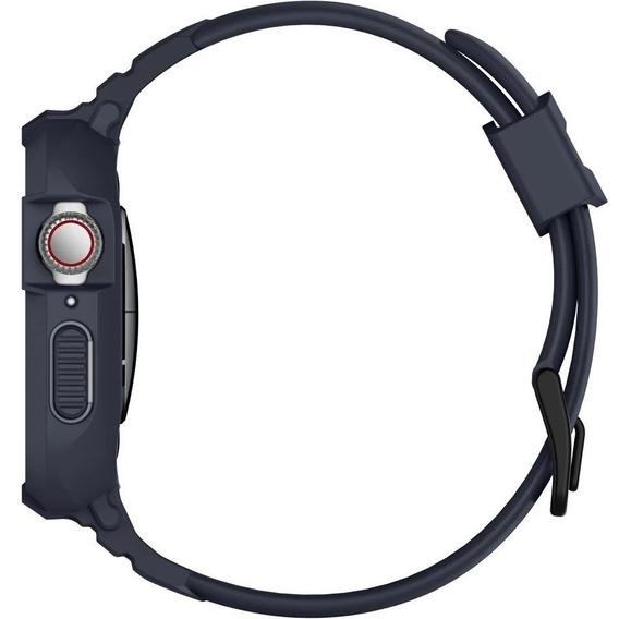 Чoхол ремінець SPIGEN до Apple Watch 4/5/6/7/8/9/SE 44/45 mm, Rugged Armor Pro, Charcoal Grey