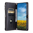 Откидной чехол для Xiaomi Redmi 14C / Xiaomi Poco C75, Wallet Zipper Pocket, чёрный