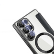 Откидной чехол для Samsung Galaxy S25 Ultra, RFID Wallet MagSafe CamShield, чёрный