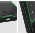 Чехол Love Mei до Samsung Galaxy S20 Ultra, armored with glass, зелёный