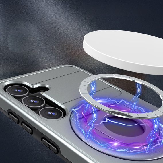Чохол MagSafe для Samsung Galaxy S24, Military Magnet, чорний
