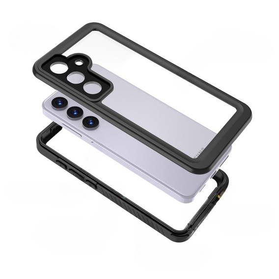Водонепроницаемый чехол IP68 для Samsung Galaxy S24, Redpepper, чёрный
