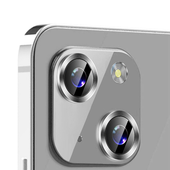 Захисне скло на камеру до iPhone 13 / 13 mini, Silver