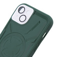 Чехол для iPhone 15 Plus, ERBORD Armor Mag, зелёный