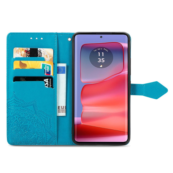 Чохол-книжка для Motorola Edge 50 Pro, Mandala, м'яти
