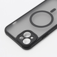 Чохол MagSafe для iPhone 15 Plus, Hybrid Matte Lens Pro, чорний