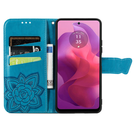Чохол-книжка для Motorola Moto G24 / G24 Power / G04, Butterfly, м'яти