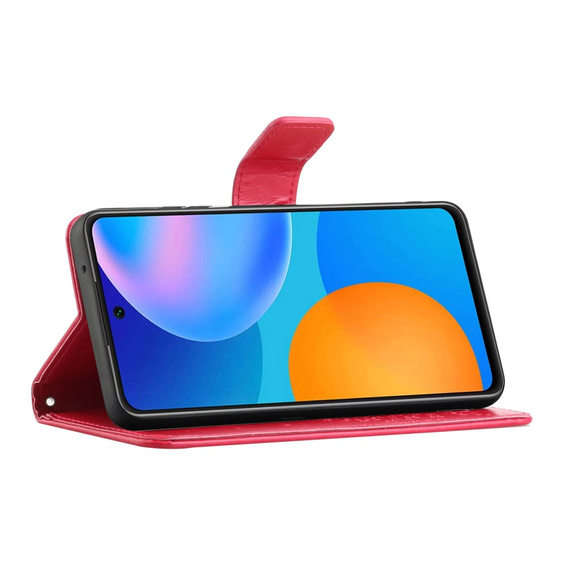 Чехол Wallet до Xiaomi Redmi Note 11/11S, Owl Tree, Red