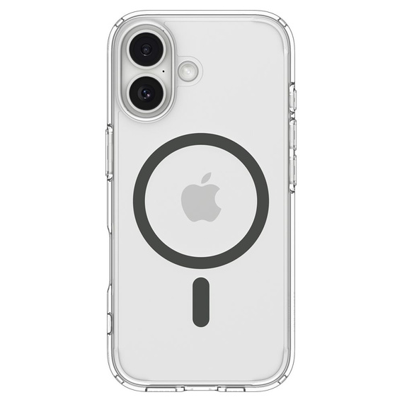 Spigen Ultra Hybrid MagSafe Case для iPhone 17, прозрачный/графитовый