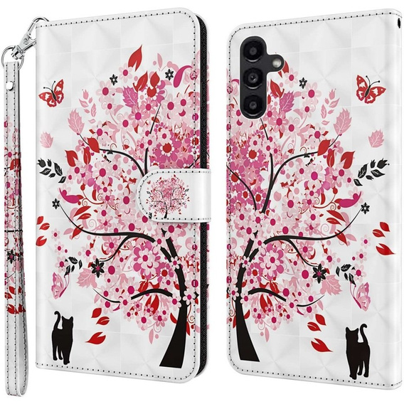 Чохол-книжка для Samsung Galaxy A14 4G/5G, Wallet, tree, білий