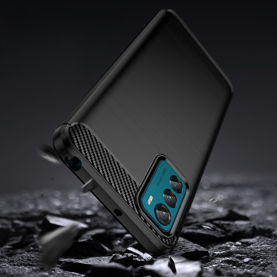 Чехол до Motorola Moto G42 4G, Carbon, чёрный