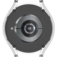 Чохол з інтегрованим склом для Samsung Galaxy Watch6 44 мм, сріблястий