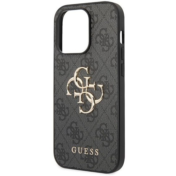 Чехол GUESS до iPhone 15 Pro Max, 4G Big Metal Logo, серый