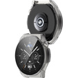 Силиконовый футляр со встроенным защитным стеклом до Huawei Watch GT 3 Pro 46mm, Transparent White