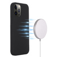 Чехол до iPhone 13 Pro Max, Silicone MagSafe, чёрный