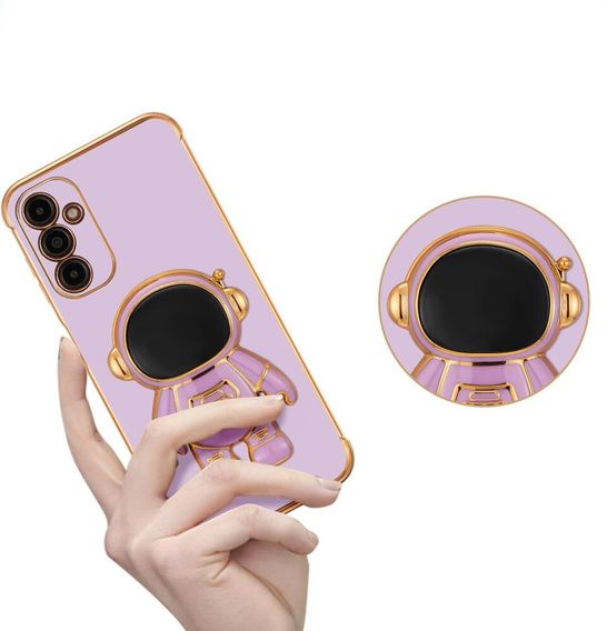 Чoхол до Samsung Galaxy M55 5G, Astronaut, фіолетовий
