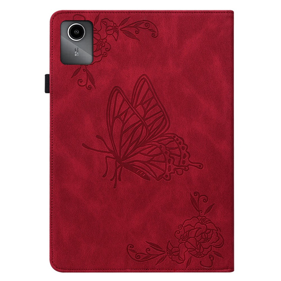 Чехол для Lenovo Tab M11, Butterfly, красный