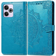 Откидной чехол для Xiaomi Redmi 13, Mandala, синий