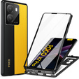 Чохол для Xiaomi Poco X7 Pro 5G, Magnetic Dual Glass, чорний