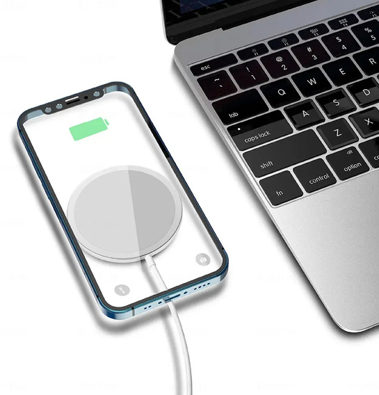Быстрое беспроводное индуктивное зарядное устройство Magsafe для iPhone 12 13 14 15 16 Pro/Plus/Max