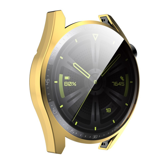 Etui z wbudowanym szkłem do Huawei Watch GT 3 42mm - Gold