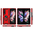 Броньований Чoхол до Samsung Galaxy Z Fold3 5G, Nox Case Ring, червоний