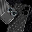 Чoхол до Poco F5 5G, Carbon Gel, чорний