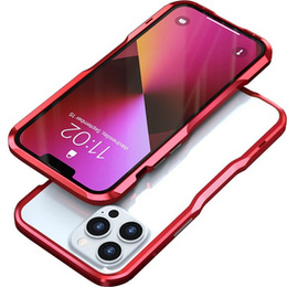 Чохол LUPHIE для iPhone 13 Pro Max, Armor Bumper, червоний