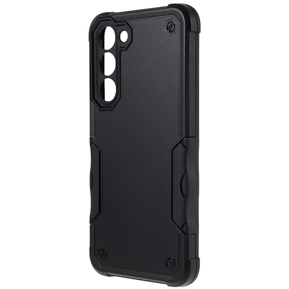 Бронированный чехол для Samsung Galaxy S23 Plus, Dual-Layer, чёрный