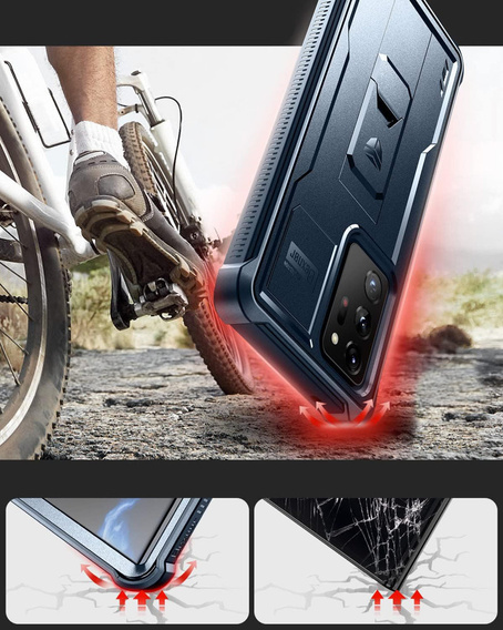 Броньований чохол для Samsung Galaxy Note 20 Ultra, Dexnor Full Body, м'яти