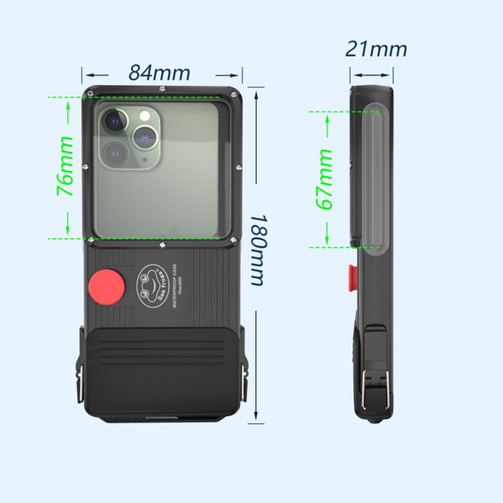 Універсальний водонепроникний чохол SEA FROGS, SF-PH-03, чорний 