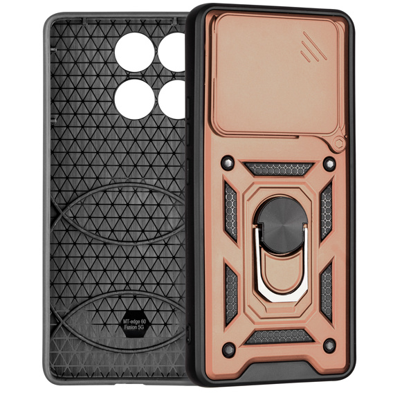 Чохол NOX Camera Slide Motorola Edge 60 / 60 Fusion, CamShield Slide, рожевий