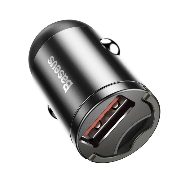Baseus Автомобильное зарядное устройство 2-Port USB i USB Type-C PD40W/QC3.0 - Grey